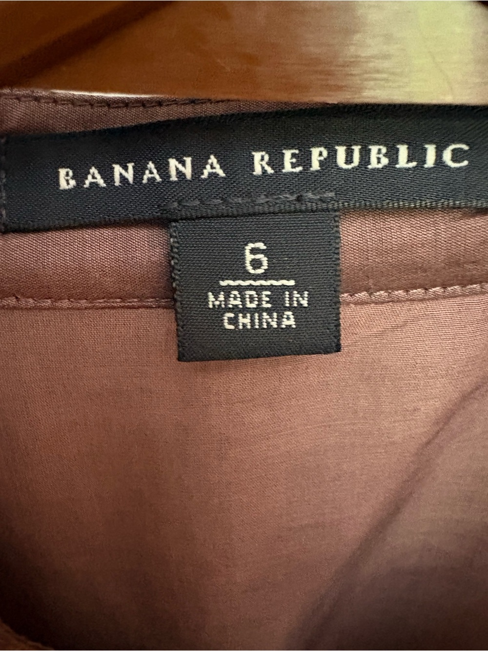 Banana Republic Silk Cotton Ruffle Bib Dress Size 6 Mauve Brown Sleeveless - Picture 7 of 9